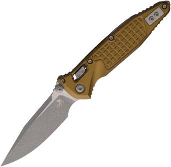 MCT160RL10APFRT Microtech Socom Ram-Lok Pocket Knife Frag Tan